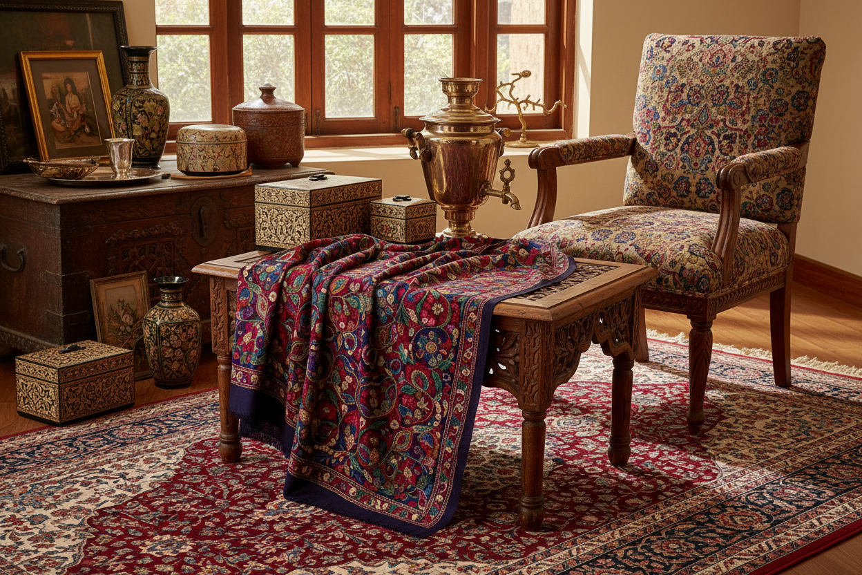 “Kashmir Arts & Culture celebrates timeless craftsmanship, rich traditions, and soulful heritage passed through generations.”