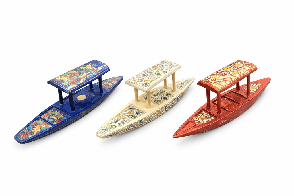 Handcrafted kashmiri shikara