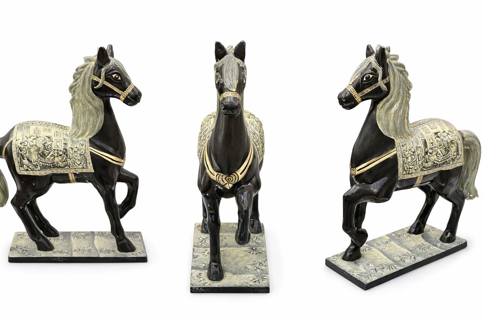 Handcrafted Kashmiri paper mache horse