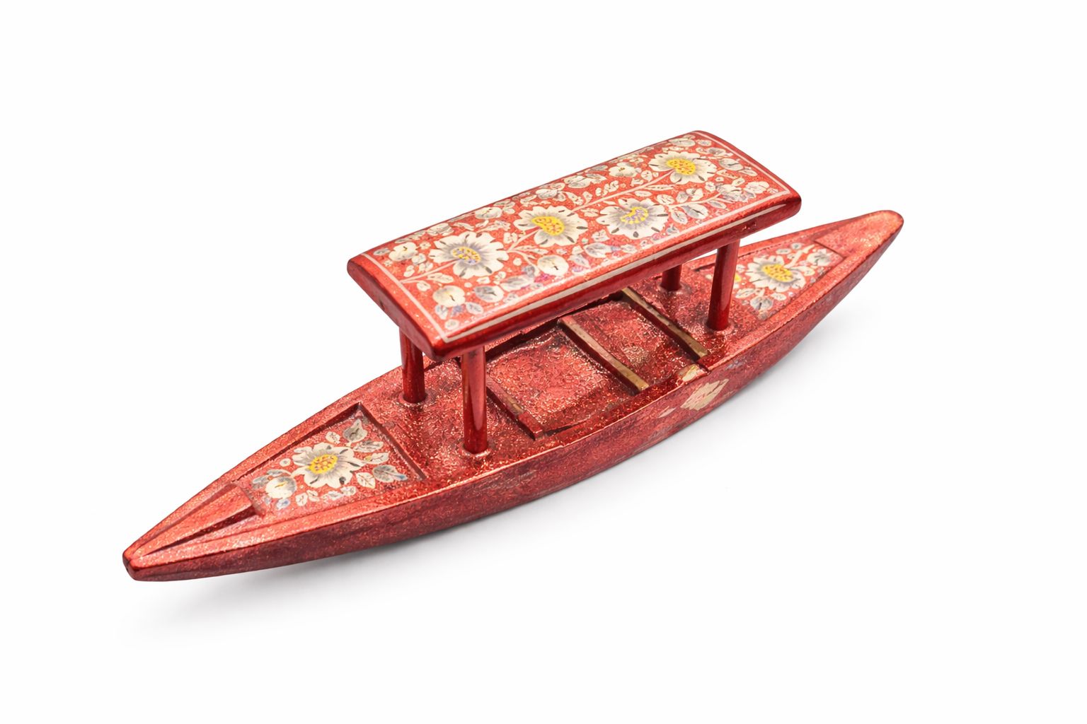 Handcrafted kashmiri shikara