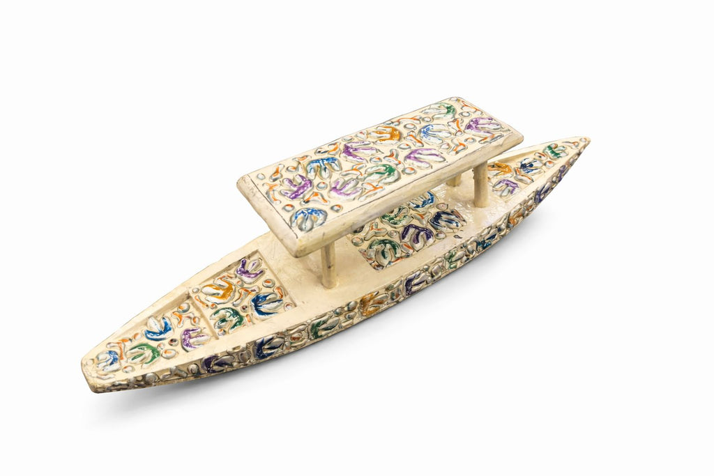 Handcrafted kashmiri shikara